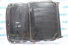 Panorama assembly Nissan Rogue 14-20 gray curtain, for dry cleaning, seal defect