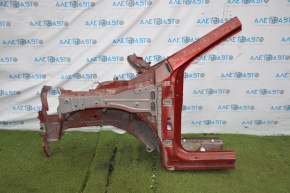 Quarter front left Nissan Rogue 14-20 red