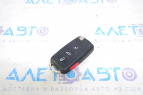 Key VW Tiguan 12-16 4 buttons, folding, scuffs