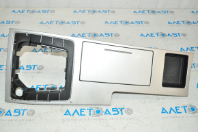 Cup holders panel VW Passat b7 12-13 USA gray rubbed