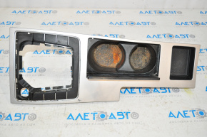 Cup holders panel VW Passat b7 12-13 USA gray rubbed