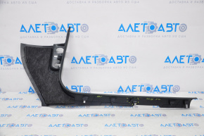 Door sill trim inner front left Audi Q5 8R 09-17 black, dented crepe, scratches