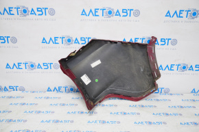 Rear bumper bare left fang Jeep Cherokee KL 14-18 red, scratch