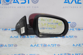 Right side mirror assembly Jeep Cherokee KL 14-18 3 pins, red