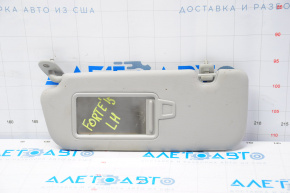 Left visor Kia Forte 4d 17-18 rest