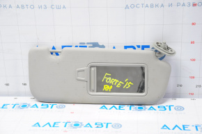 Right visor Kia Forte 4d 17-18 rest