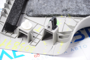 Rear pillar trim left Kia Forte 4d 17-18 rest gray, crack