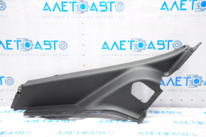Rear pillar trim lower left Kia Forte 4d 17-18 rest black, broken fastener