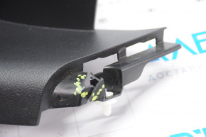 Rear pillar trim lower left Kia Forte 4d 17-18 rest black, broken fastener
