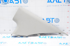 Rear pillar trim right Kia Forte 4d 17-18 rest gray, crack in fastening