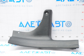 Door sill trim rear right Kia Forte 4d 17-18 rest black, broken fastening, worn