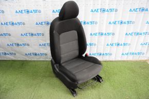 Passenger seat Kia Forte 4d 17-18 without airbag, fur, cloth, black