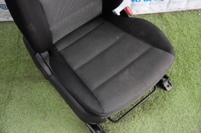 Passenger seat Kia Forte 4d 17-18 without airbag, fur, cloth, black