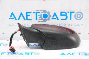Left side mirror complete Kia Forte 4d 17-18 rest 5 pins, heated, red