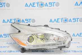 Headlight front right Nissan Murano z52 15-16 bare prerest halogen, light, broken crepe, for polishing