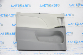 Door trim card rear left Toyota Sienna 11-14 gray with curtain
