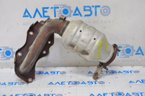 Front exhaust manifold with catalytic converter Toyota Sienna 11-16 3.5