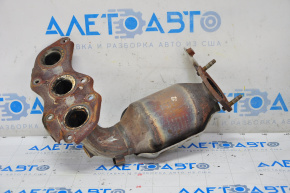 Front exhaust manifold with catalytic converter Toyota Sienna 11-16 3.5