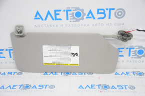 Left visor for Toyota Sienna 11-14 gray