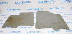 Set of floor mats for 8 seats Toyota Sienna 11-12 cloth gray