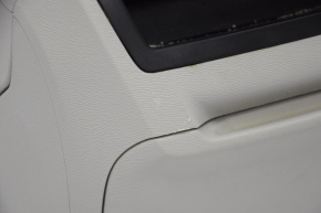 Console center armrest and cup holders Toyota Sienna 11-14 gray, scratches
