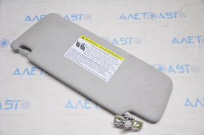 Right visor VW Jetta 19-24 gray without hook, crack in fastening