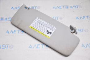 Left visor VW Jetta 19-24 gray, without hook, broken mount