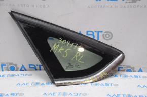 Window blind glass rear left Ford Fusion mk5 13-20 one chrome, scratches on chrome