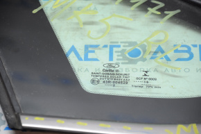 Window blind glass rear left Ford Fusion mk5 13-20 one chrome, scratches on chrome