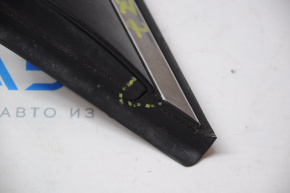 Triangle wing molding left Hyundai Sonata 15-19 matt, crack