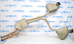 Muffler rear with barrels Audi Q5 8R 09-17 3.0 tfsi
