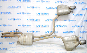 Muffler rear with barrels Audi Q5 8R 09-17 3.0 tfsi