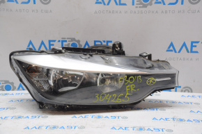 Headlight front right bare BMW 3 F30 12-15 halogen with mount for polishing