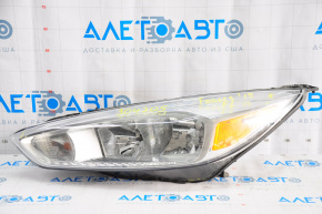 Headlight front left bare Ford Focus mk3 15-18 rest halogen light, opened
