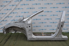 Front quarter left Ford Fusion mk5 13-20 silver, with central pillar