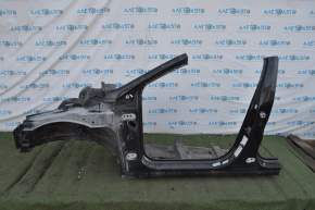 Front quarter left Ford Fusion mk5 13-20 black with central pillar