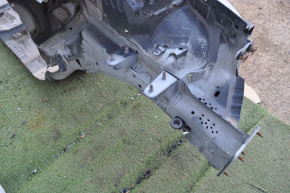Front quarter left Ford Fusion mk5 13-20 black with central pillar