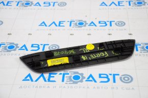 Door sill trim rear outer left Kia Forte 4d 17-18 rest black, broken fasteners