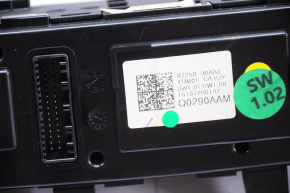 Climate control Kia Forte 4d 17-18 rest manual, chrome on handles is useful