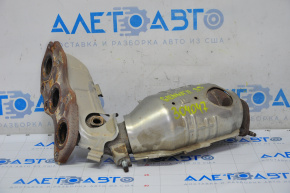 Exhaust manifold rear with catalytic converter Toyota Sienna 11-16 3.5 FWD