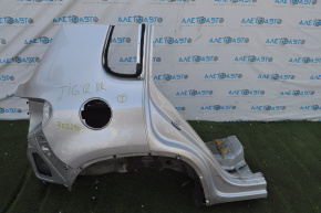 Quarter wing rear right VW Tiguan 09-18 silver, butt