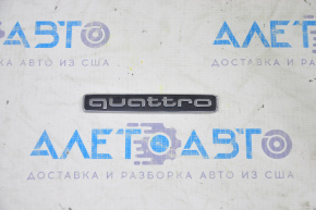 Emblem badge rear "quattro" Audi Q5 8R 13-17