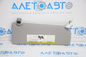 Left visor BMW 3 F30 4d 12-14 gray
