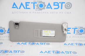 Right visor BMW 3 F30 4d 12-14 gray
