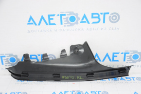 Door sill trim rear left inner BMW 3 F30 12-18 black, worn