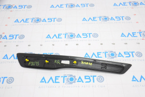 Door sill trim rear right outer BMW 3 F30 12-18 black, scratches