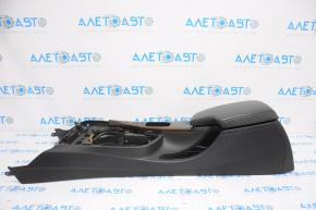 Console central armrest BMW 3 F30 12-18 automatic transmission black, scratches
