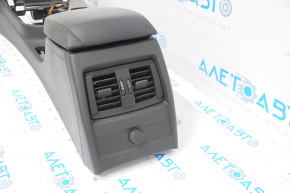 Console central armrest BMW 3 F30 12-18 automatic transmission black, scratches