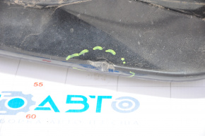 Bare front bumper BMW 3 F30 12-15 without parking sensors, without washers, black, crepe tear, scratches