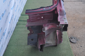 Front quarter left Nissan Leaf 13-17 red with central pillar, without side member